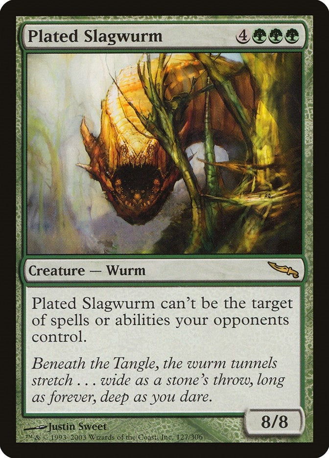 Image for Plated Slagwurm (127) (Mirrodin) - Magic: The Gathering