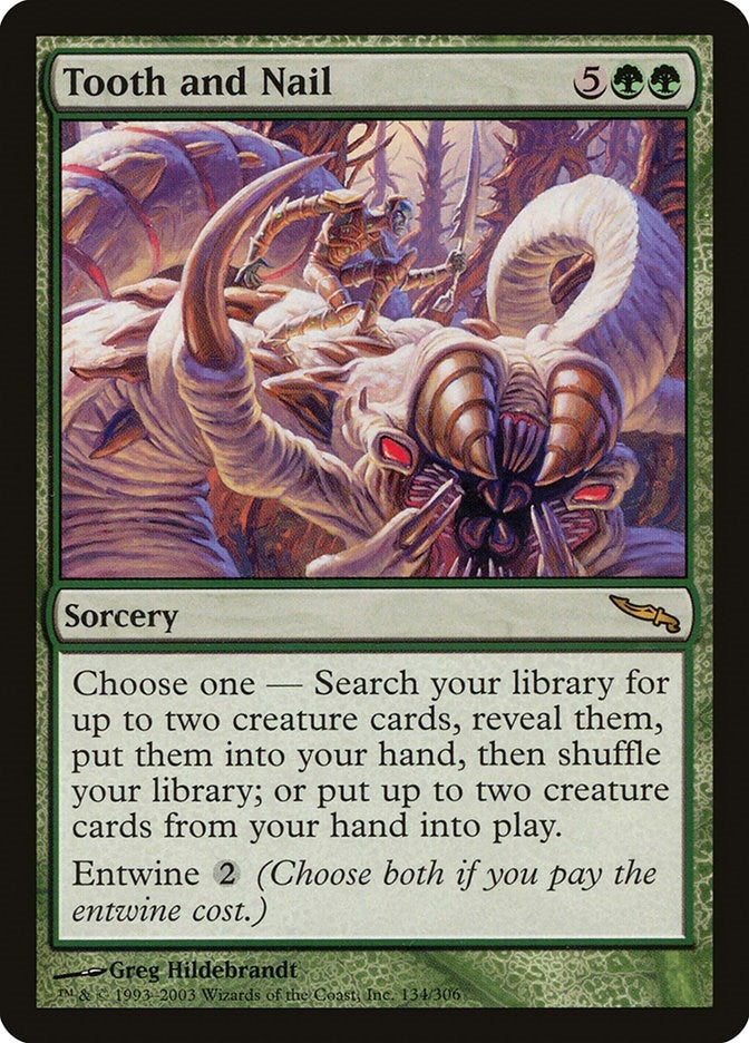 Image for Tooth and Nail (134) (Mirrodin) - Magic: The Gathering