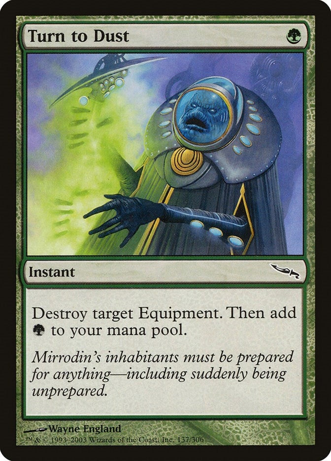 Image for Turn to Dust (137) (Mirrodin) - Magic: The Gathering