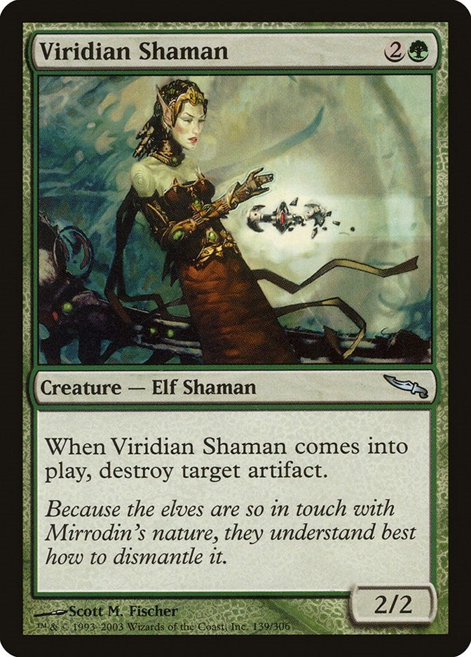 Image for Viridian Shaman (139) (Mirrodin) - Magic: The Gathering