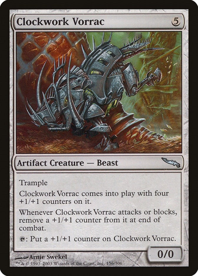 Image for Clockwork Vorrac (156) (Mirrodin) - Magic: The Gathering