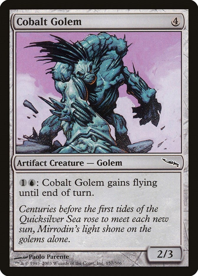 Image for Cobalt Golem (157) (Mirrodin) - Magic: The Gathering
