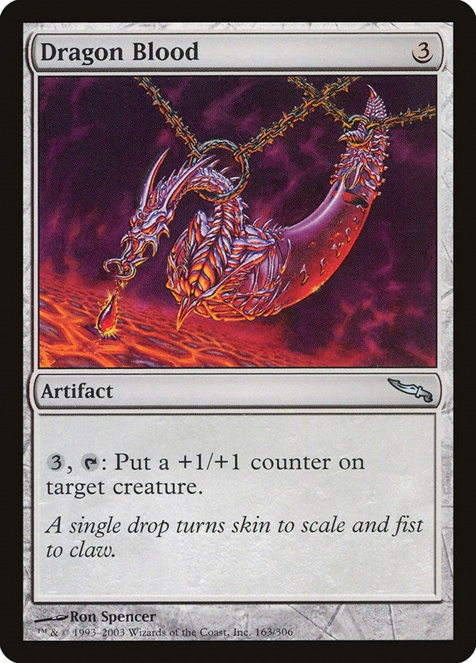 Image for Dragon Blood (163) (Mirrodin) - Magic: The Gathering