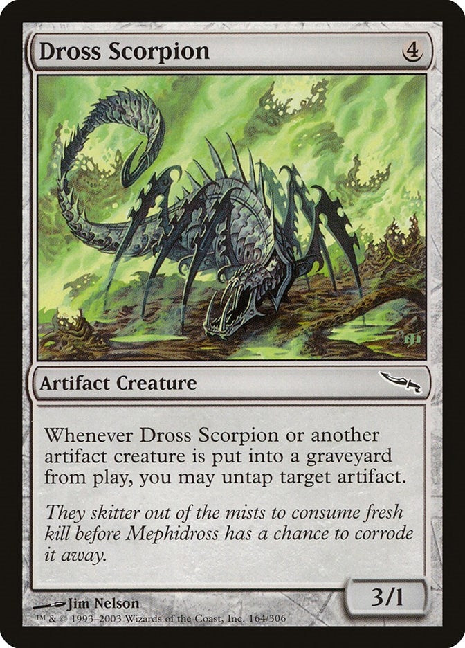 Image for Dross Scorpion (164) (Mirrodin) - Magic: The Gathering