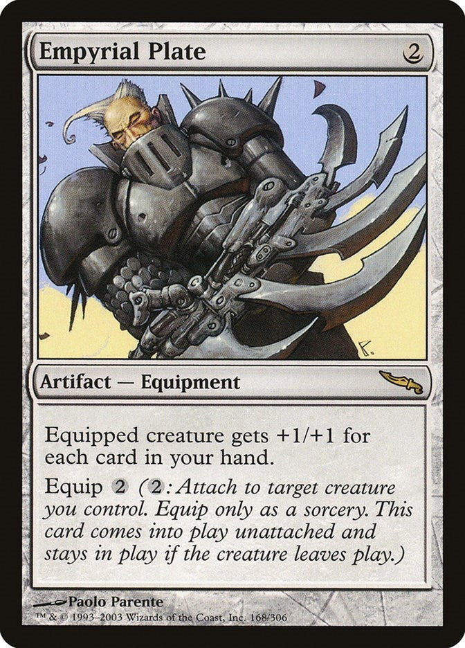 Image for Empyrial Plate (168) (Mirrodin) - Magic: The Gathering