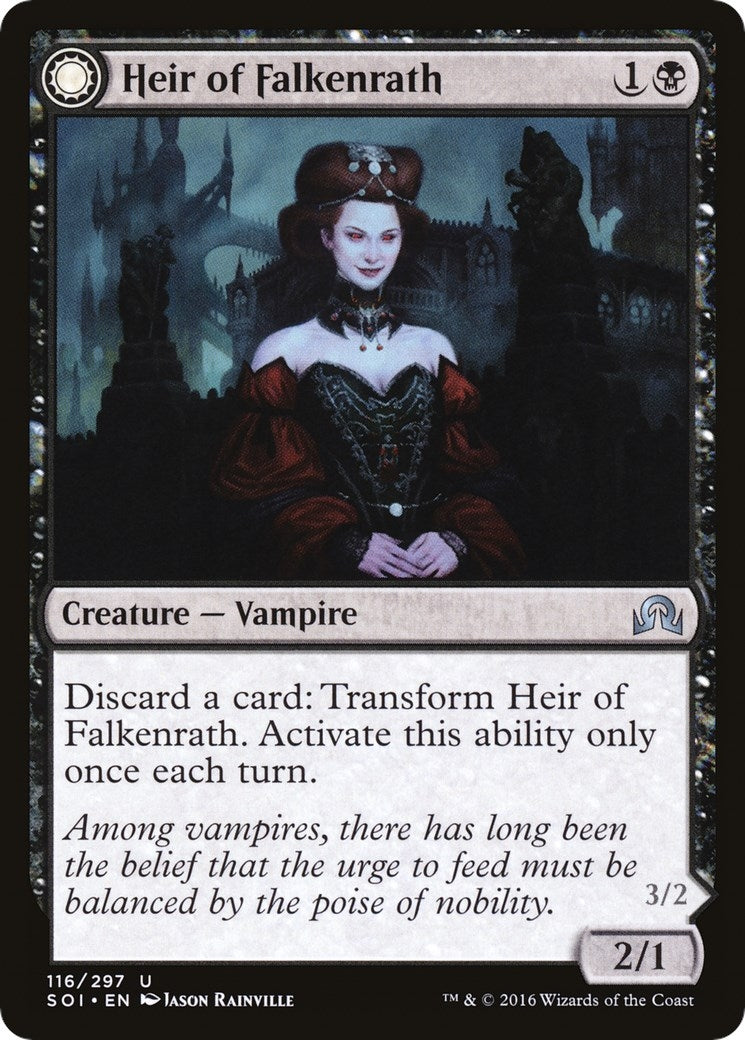 Image for Heir of Falkenrath (116) (Shadows over Innistrad) - Magic: The Gathering
