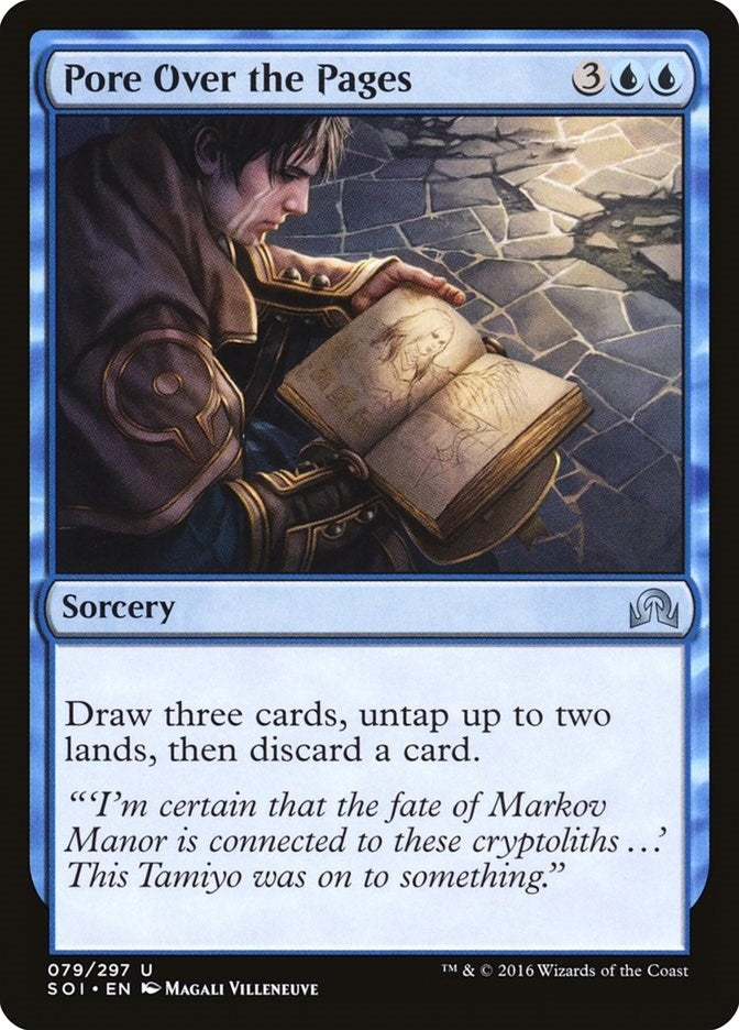 Image for Pore Over the Pages (79) (Shadows over Innistrad) - Magic: The Gathering