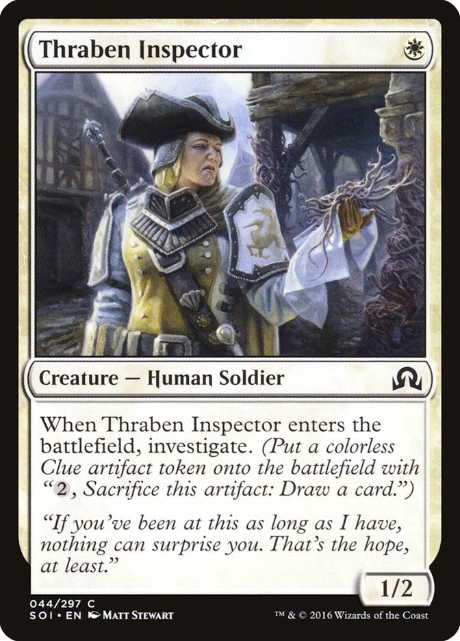 Image for Thraben Inspector (44) (Shadows over Innistrad) - Magic: The Gathering