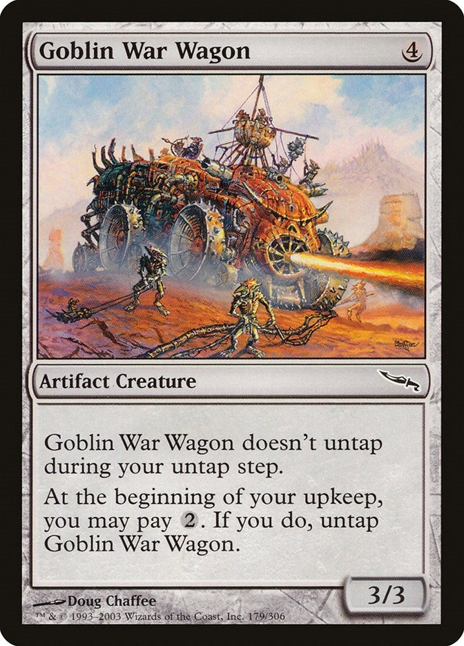 Image for Goblin War Wagon (179) (Mirrodin) - Magic: The Gathering