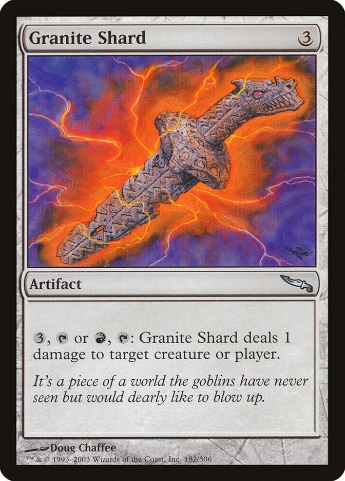 Image for Granite Shard (182) (Mirrodin) - Magic: The Gathering