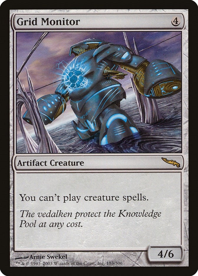 Image for Grid Monitor (183) (Mirrodin) - Magic: The Gathering