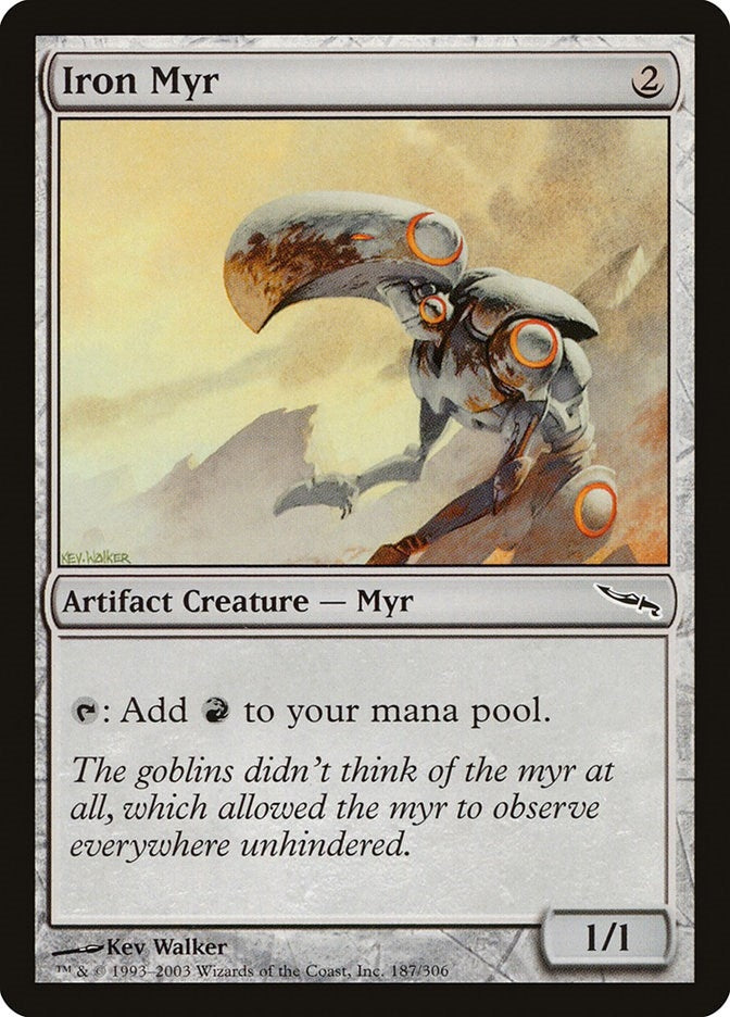 Image for Iron Myr (187) (Mirrodin) - Magic: The Gathering
