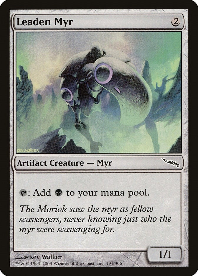 Image for Leaden Myr (191) (Mirrodin) - Magic: The Gathering
