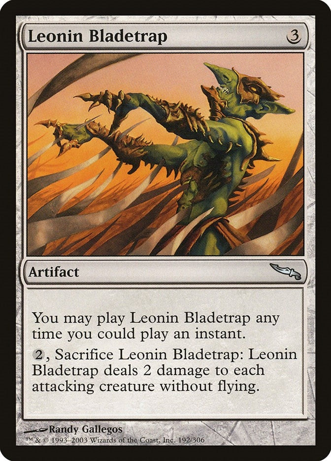 Image for Leonin Bladetrap (192) (Mirrodin) - Magic: The Gathering