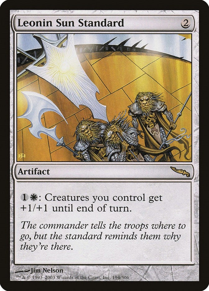 Image for Leonin Sun Standard (194) (Mirrodin) - Magic: The Gathering