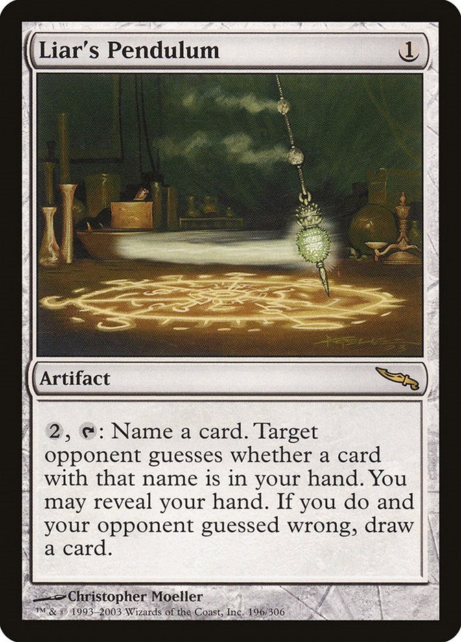 Image for Liar's Pendulum (196) (Mirrodin) - Magic: The Gathering