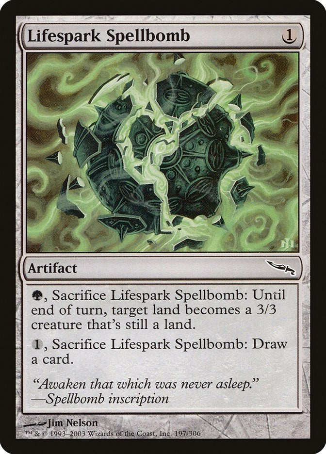 Image for Lifespark Spellbomb (197) (Mirrodin) - Magic: The Gathering