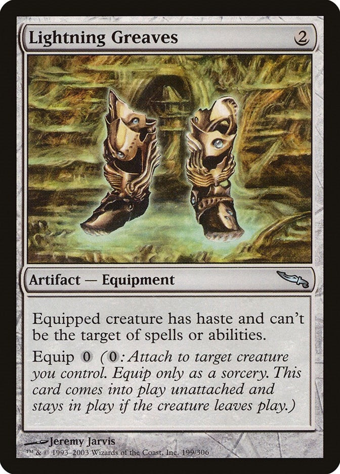 Image for Lightning Greaves (199) (Mirrodin) - Magic: The Gathering