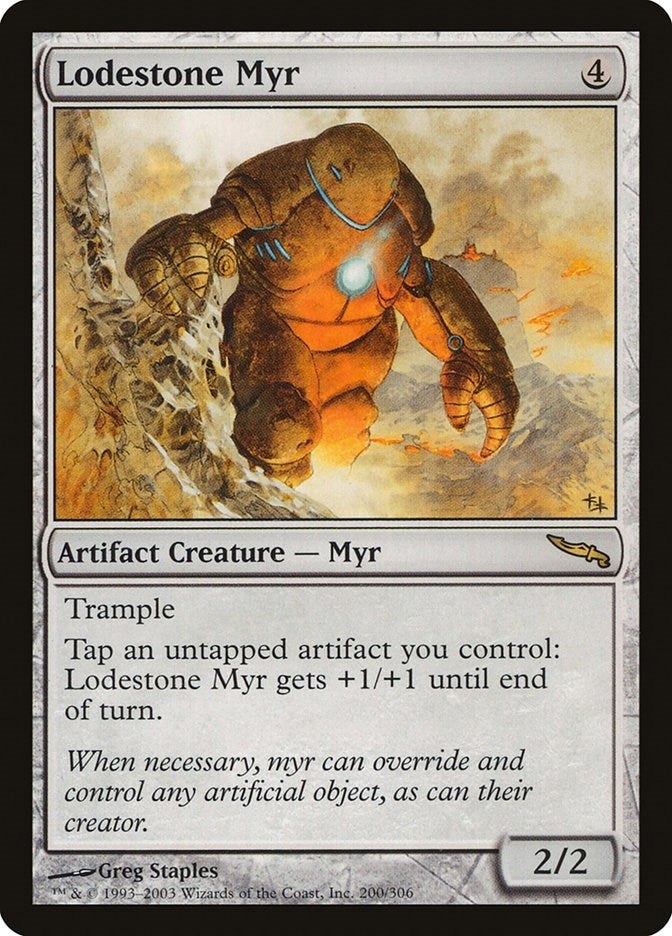 Image for Lodestone Myr (200) (Mirrodin) - Magic: The Gathering