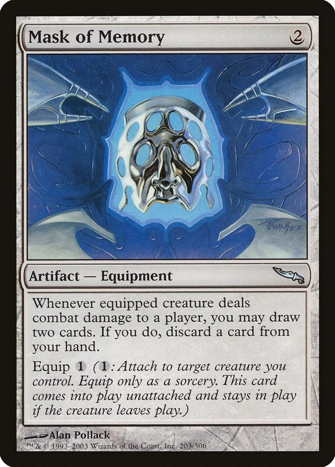 Image for Mask of Memory (203) (Mirrodin) - Magic: The Gathering