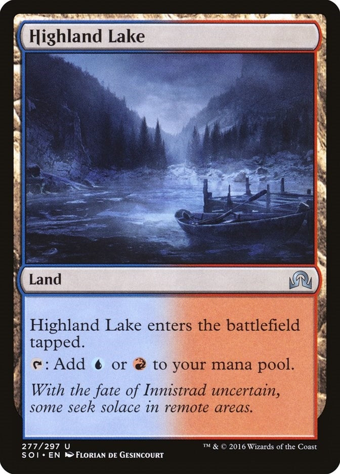 Image for Highland Lake (277) (Shadows over Innistrad) - Magic: The Gathering