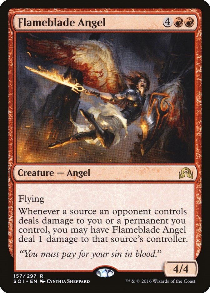 Flameblade Angel (157) (Shadows over Innistrad)