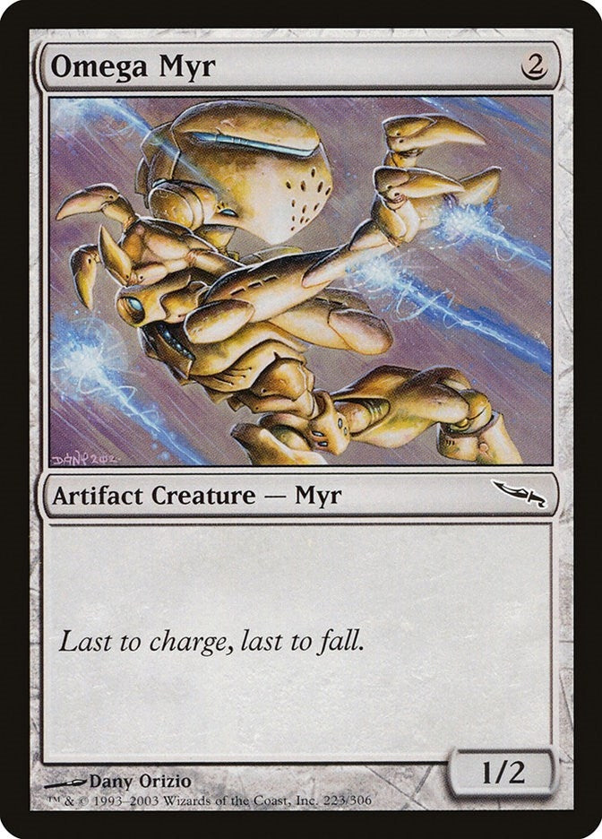 Image for Omega Myr (223) (Mirrodin) - Magic: The Gathering