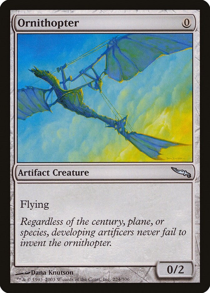 Image for Ornithopter (224) (Mirrodin) - Magic: The Gathering