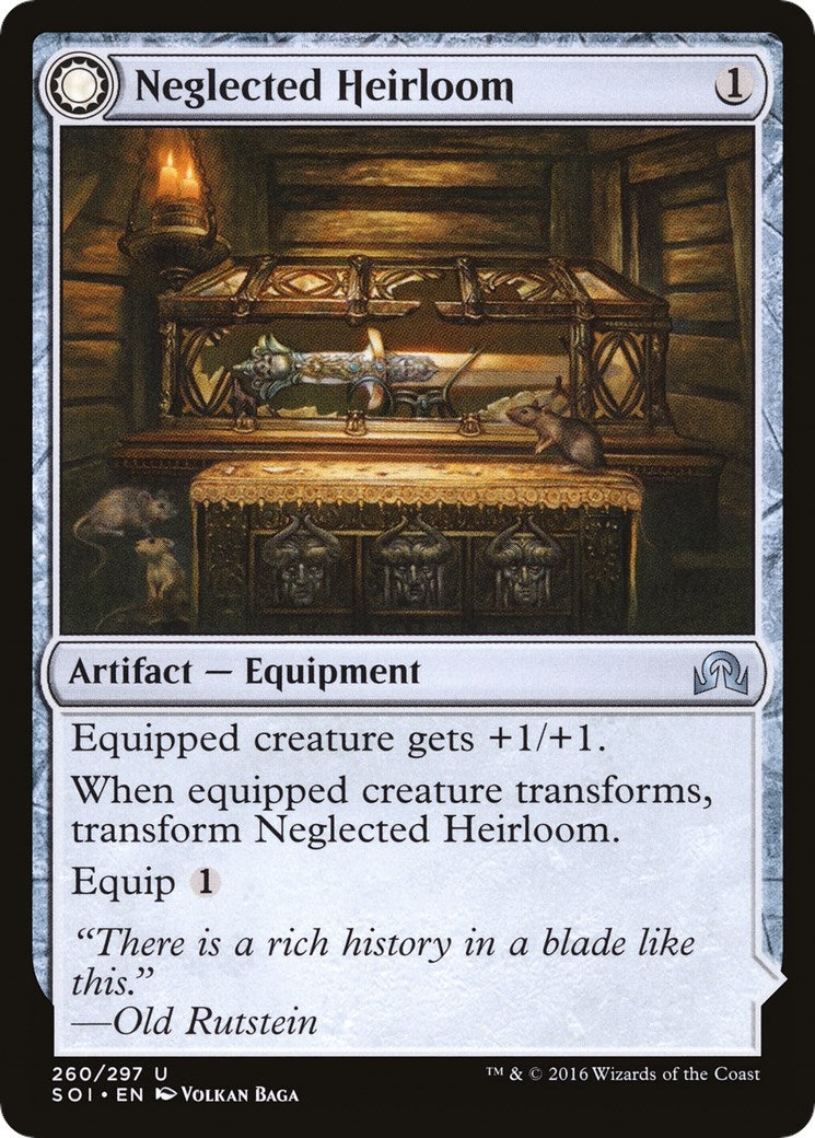 Image for Neglected Heirloom (260) (Shadows over Innistrad) - Magic: The Gathering