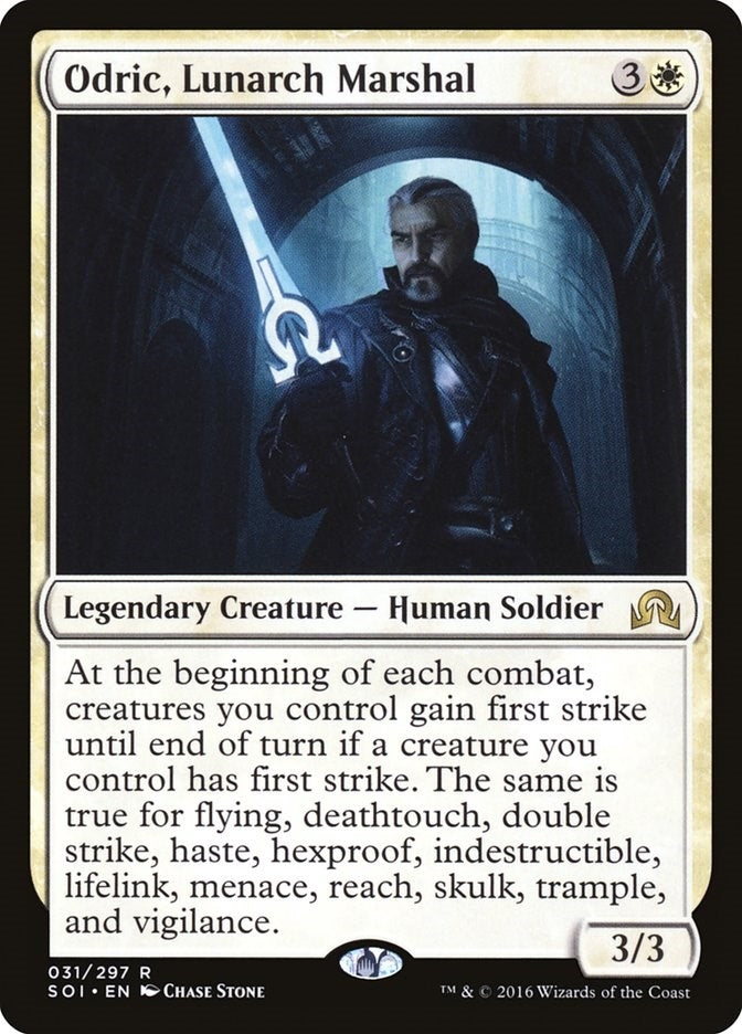 Image for Odric, Lunarch Marshal (31) (Shadows over Innistrad) - Magic: The Gathering