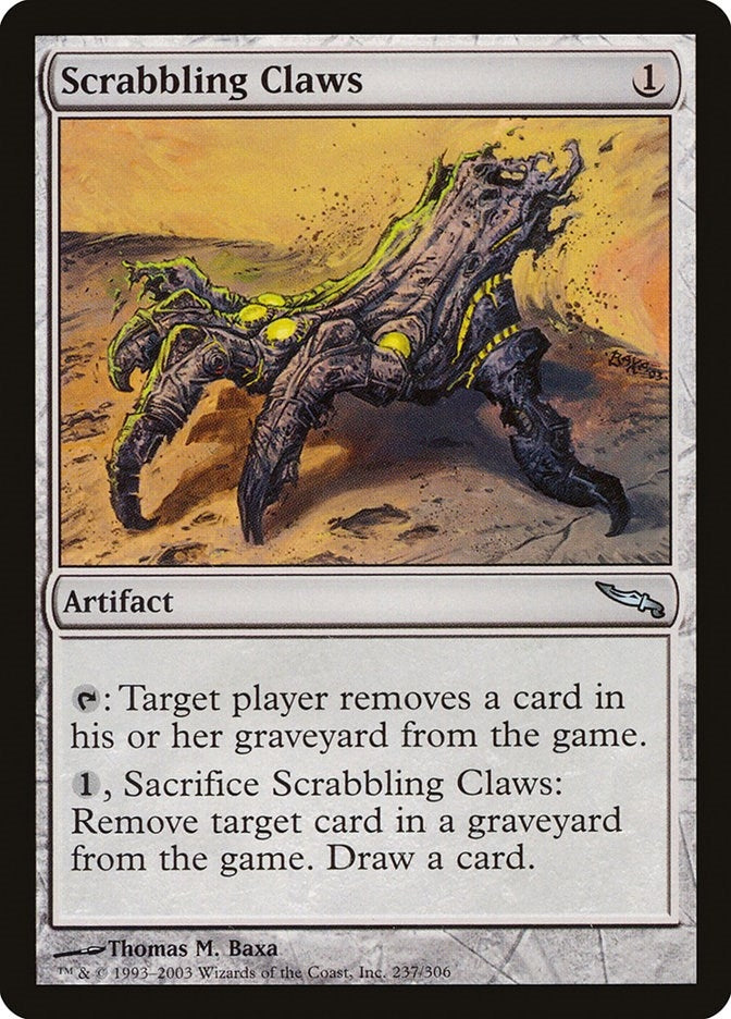 Image for Scrabbling Claws (237) (Mirrodin) - Magic: The Gathering