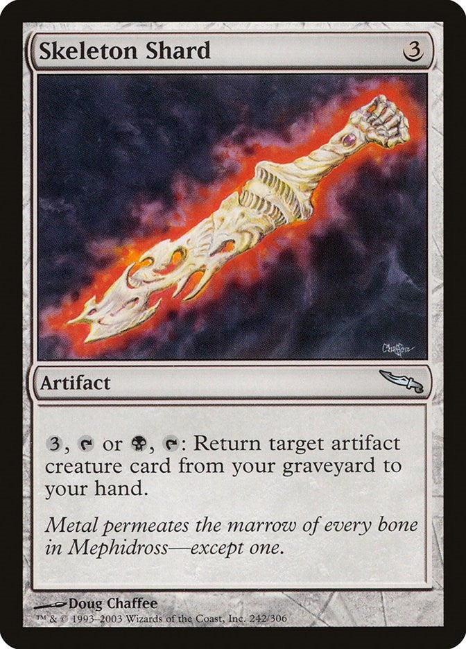 Image for Skeleton Shard (242) (Mirrodin) - Magic: The Gathering