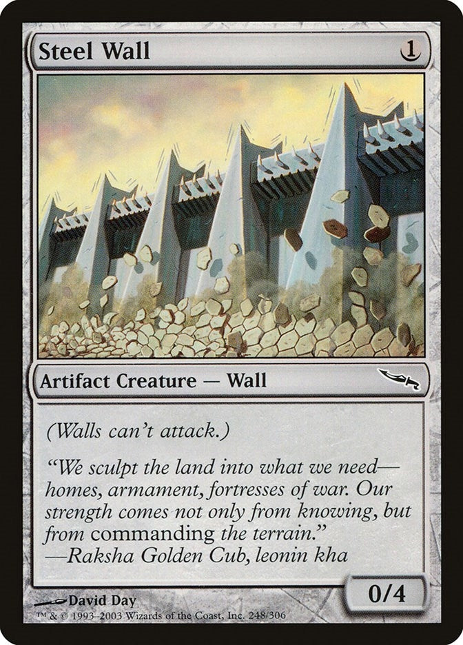 Image for Steel Wall (248) (Mirrodin) - Magic: The Gathering