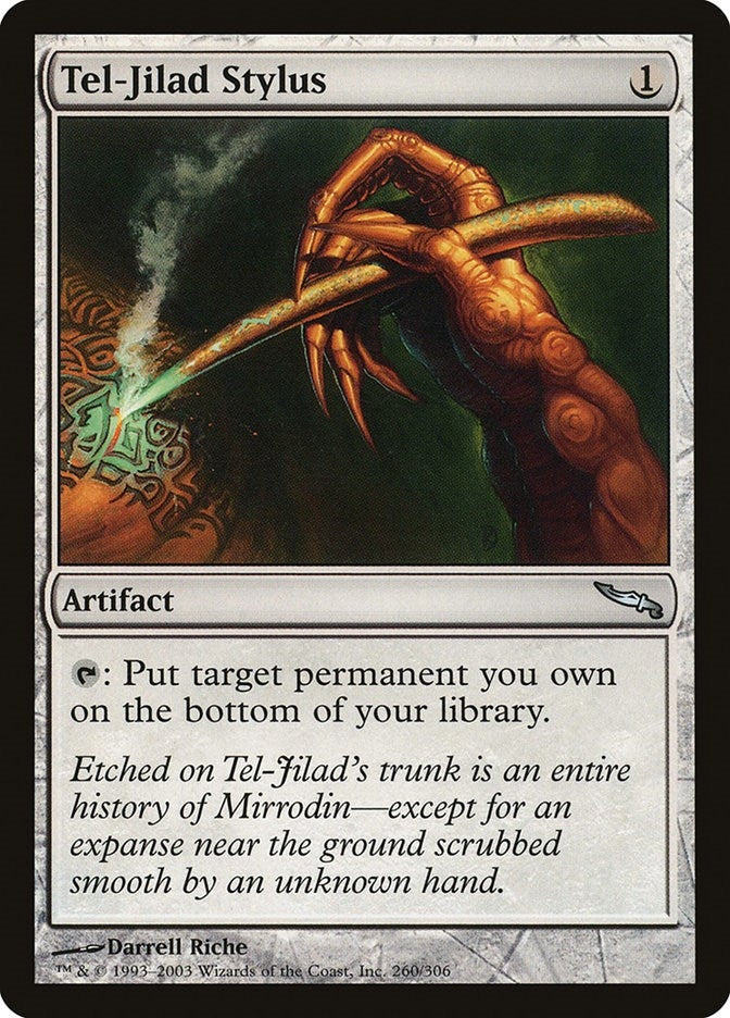 Image for Tel-Jilad Stylus (260) (Mirrodin) - Magic: The Gathering