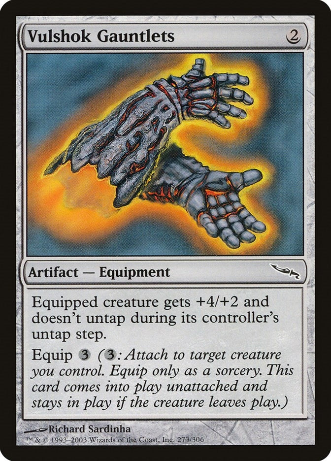 Image for Vulshok Gauntlets (273) (Mirrodin) - Magic: The Gathering