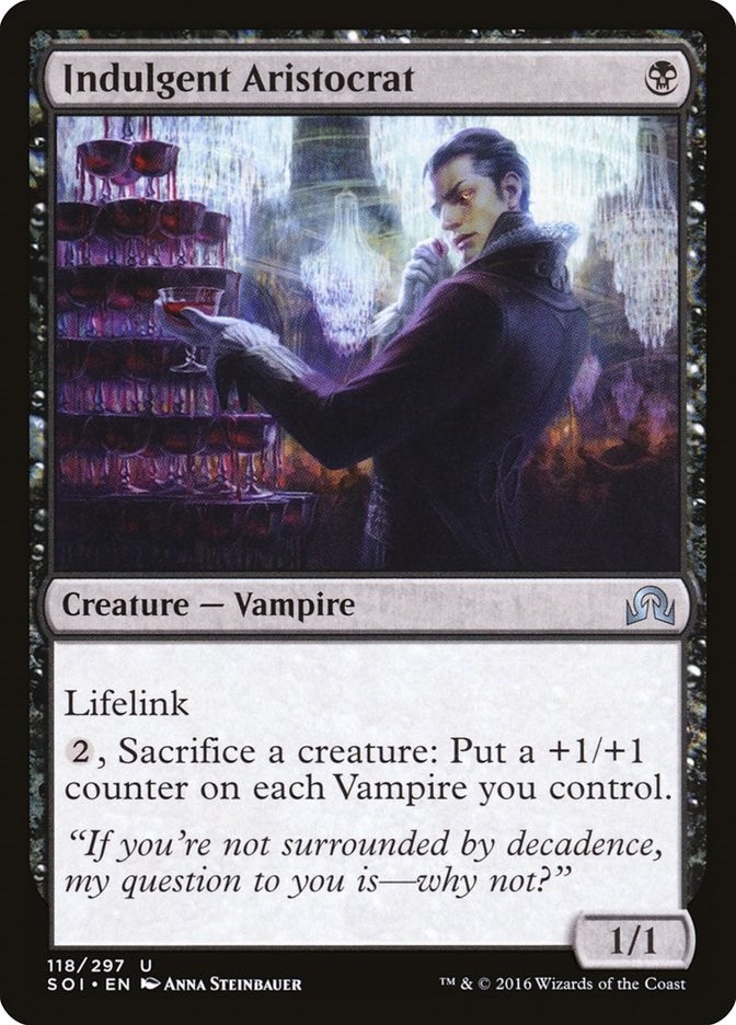 Image for Indulgent Aristocrat (118) (Shadows over Innistrad) - Magic: The Gathering