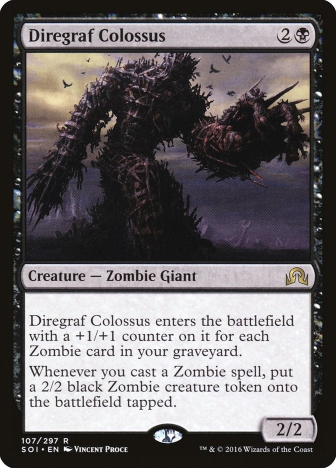 Image for Diregraf Colossus (107) (Shadows over Innistrad) - Magic: The Gathering