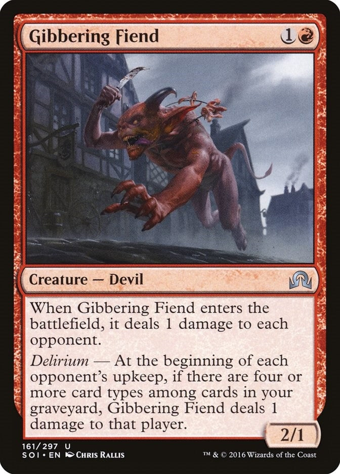Gibbering Fiend (161) (Shadows over Innistrad)