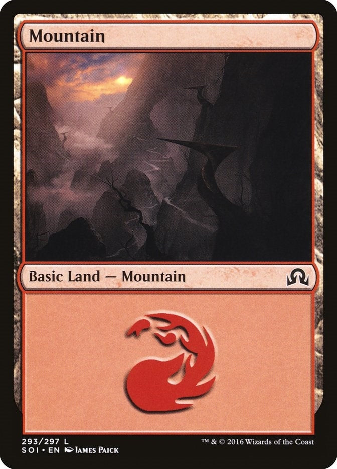 Image for Mountain (293) (293) (Shadows over Innistrad) - Magic: The Gathering
