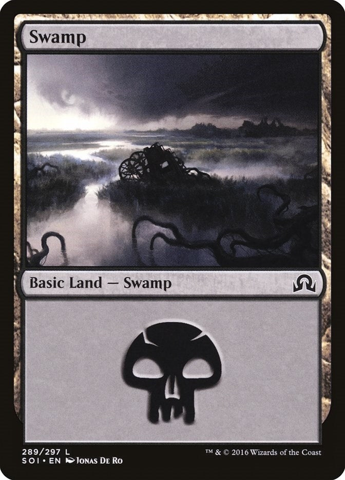 Image for Swamp (289) (289) (Shadows over Innistrad) - Magic: The Gathering