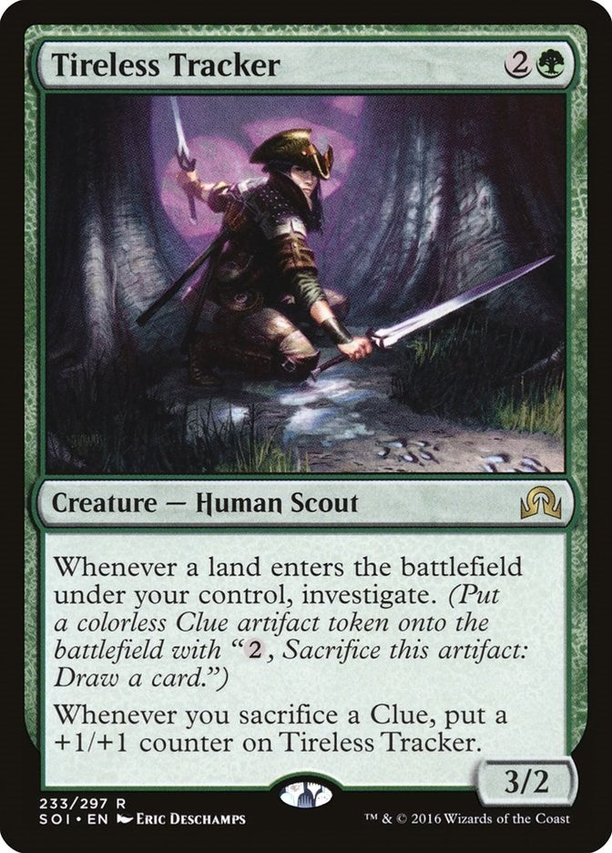 Image for Tireless Tracker (233) (Shadows over Innistrad) - Magic: The Gathering