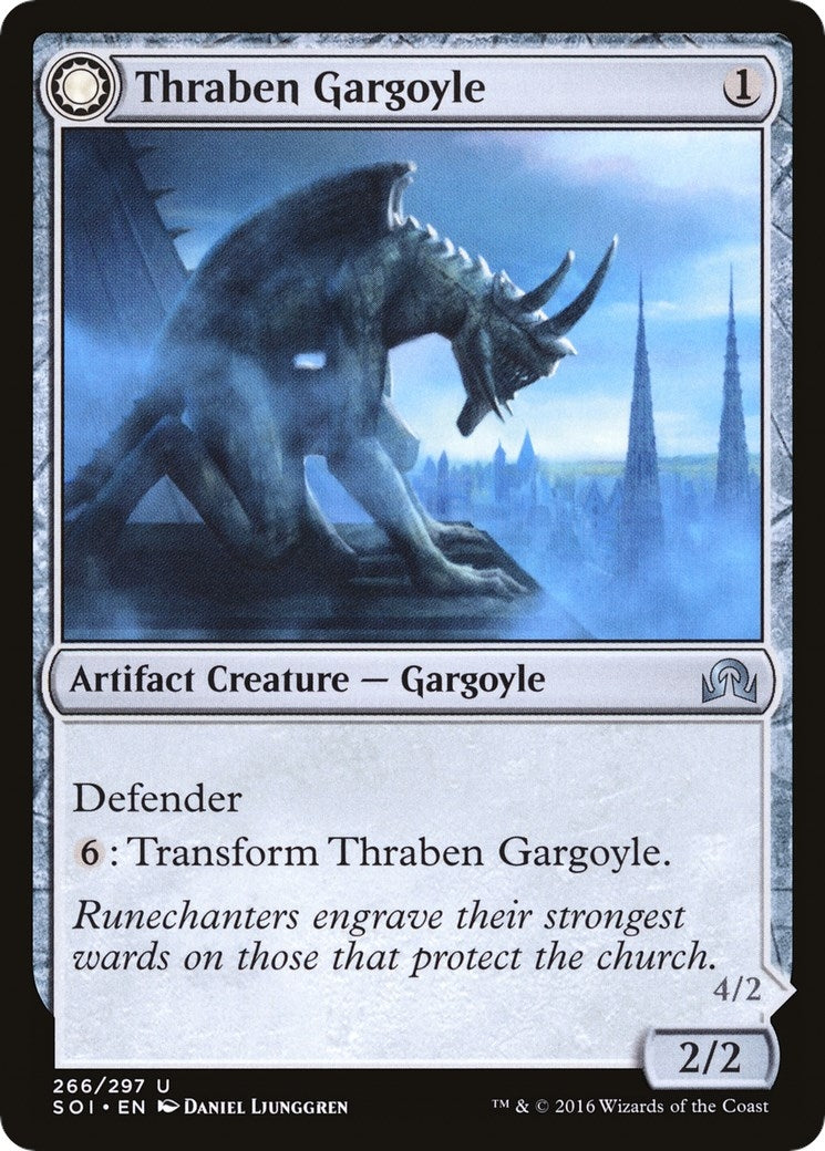 Thraben Gargoyle (266) (Shadows over Innistrad)