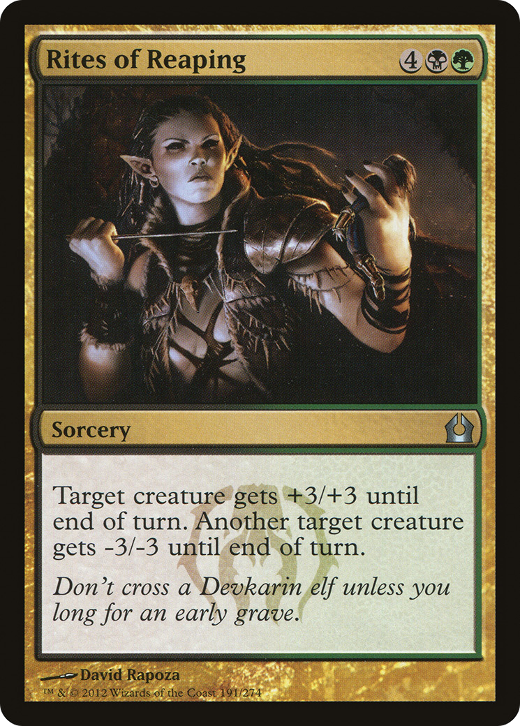 Rites of Reaping (191) (RTR)
