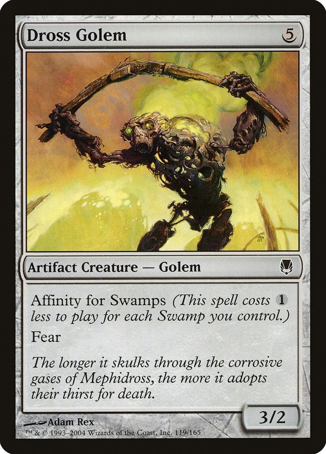 Image for Dross Golem (119) (Darksteel) (DST) - Magic: The Gathering