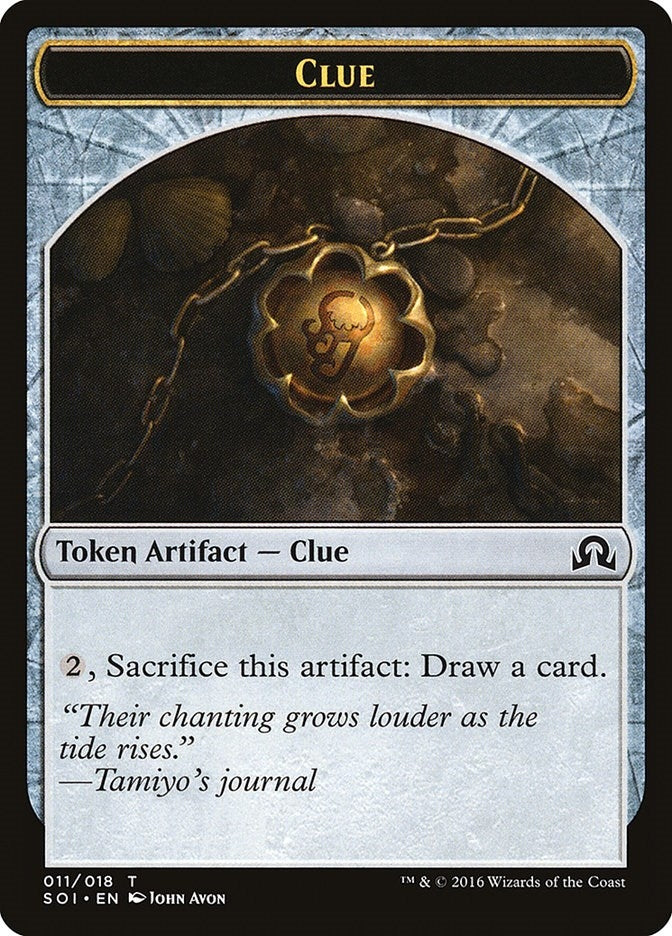 Image for Clue Token (011) (11) (Shadows over Innistrad) - Magic: The Gathering