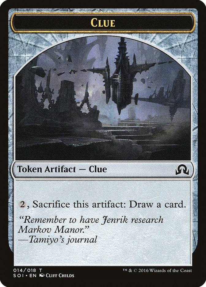 Clue Token (014) (14) (Shadows over Innistrad)