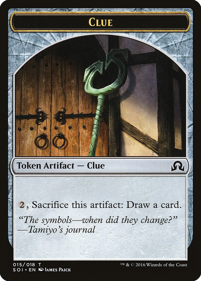 Clue Token (015) (15) (Shadows over Innistrad)