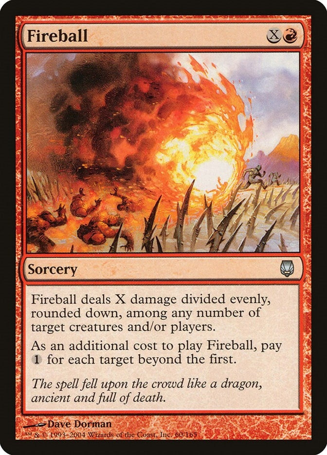 Image for Fireball (60) (Darksteel) (DST) - Magic: The Gathering