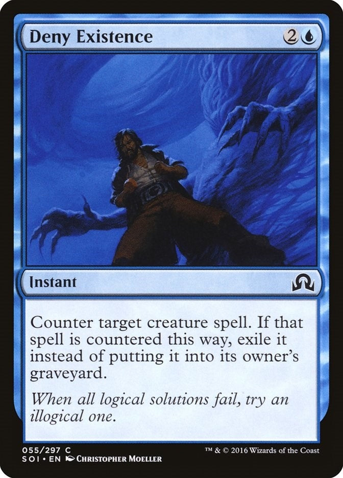 Image for Deny Existence (55) (Shadows over Innistrad) - Magic: The Gathering
