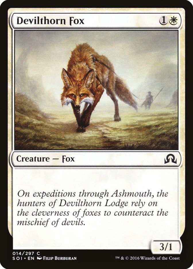 Image for Devilthorn Fox (14) (Shadows over Innistrad) - Magic: The Gathering